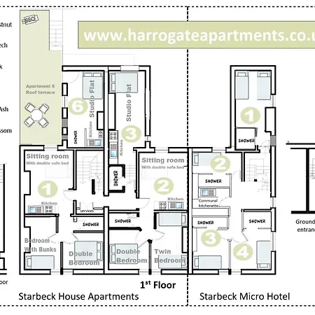 Appartement Starbeck Serviced